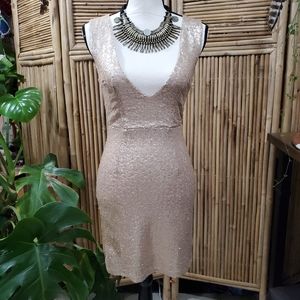 Champagne sequence dress